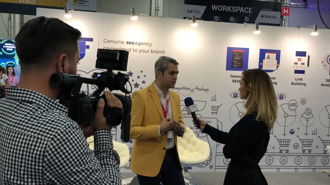 Interviu filmat la standul DWF „Genuine SEO agency”